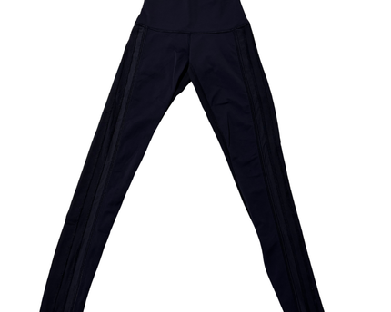 Lululemon Navy Blue High-Rise Mesh Detail Leggings