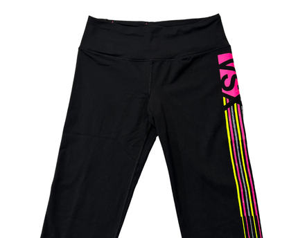 Victoria's Secret VSX Sport Black Knockout Crop Leggings