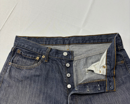 Levi's 501 Original Straight Leg Blue Jeans