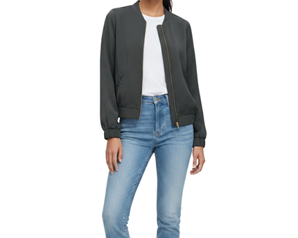 H&M Black Lightweight Bomber Jacket