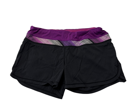 Lululemon Black/Purple Sports Shorts
