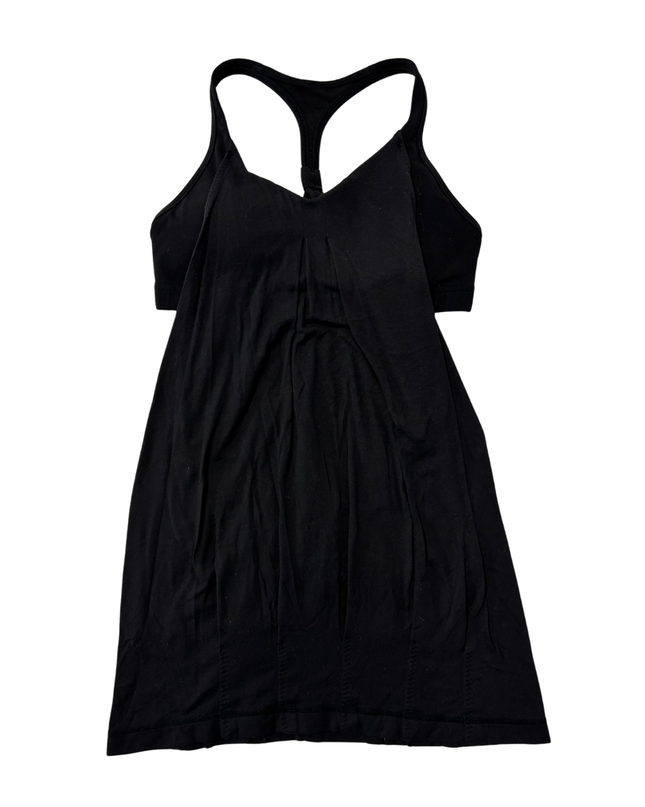 Lululemon Black Pleated Racerback Tank Top