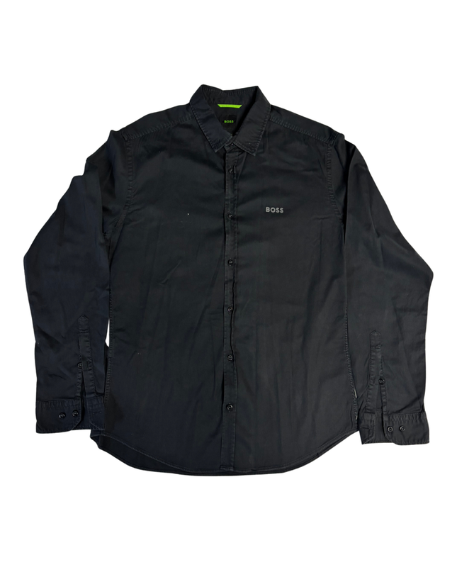 Boss Black Regular Fit Stretch Long-Sleeve Shirt