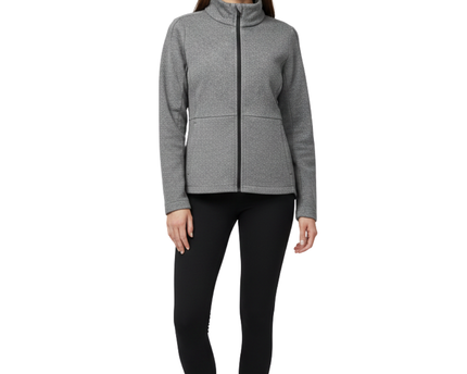 Lululemon Athletica Grey Zip-Up High-Neck Performance Jacket