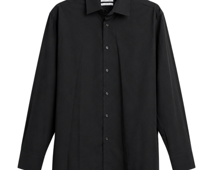 Calvin Klein Black Long Sleeve Performance Non-Iron Dress Shirt