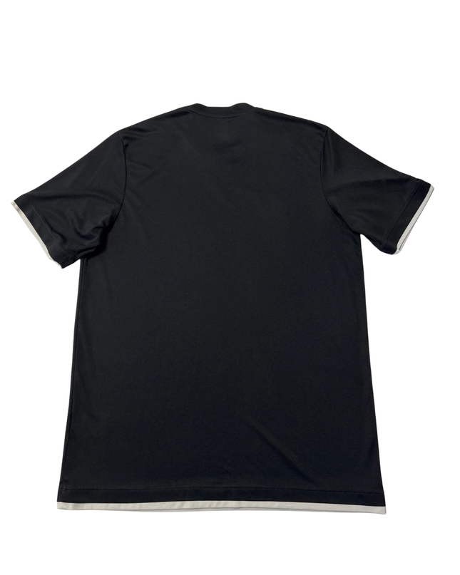 Adidas Black Three Stripes Sports T-Shirt