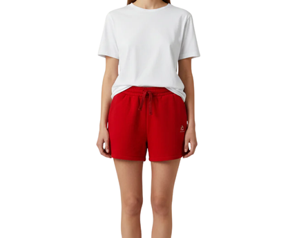 nu-in Red Sustainable Cotton Sweat Shorts W/Tags