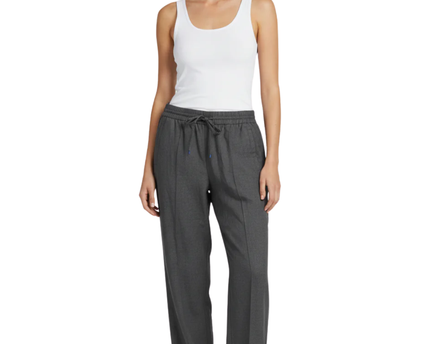 H&M Dark Grey Wide Leg Drawstring Pants
