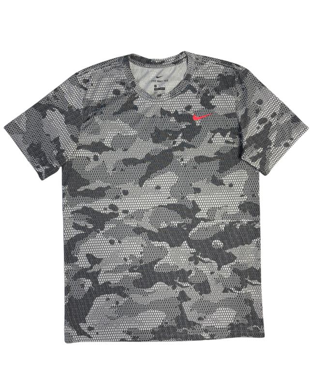 Nike Grey Camo Dri-FIT Performance Sports T-Shirt