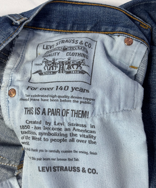 Levi's Classic Straight Leg Blue Jeans