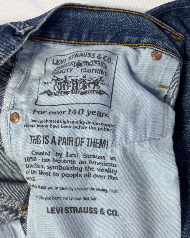 Levi's Classic Straight Leg Blue Jeans