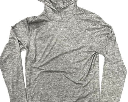 Patagonia Grey Heathered Performance Sun Hoodie