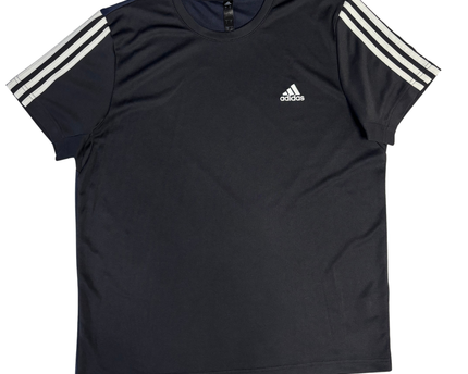 Adidas Black 3-Stripes Performance Training T-Shirt