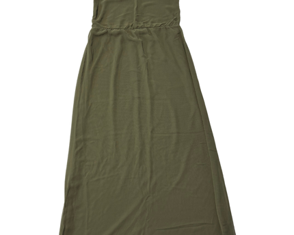 Zara Trafaluc Olive Green Sleeveless Maxi Dress
