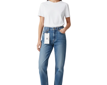 Lee Cooper Originals Blue Distressed Tapered Jeans