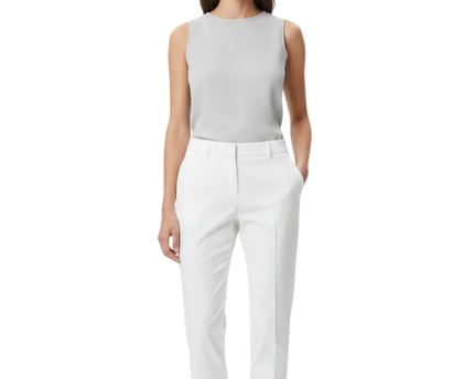 JOSEPH White Tailored Straight-Leg Trousers