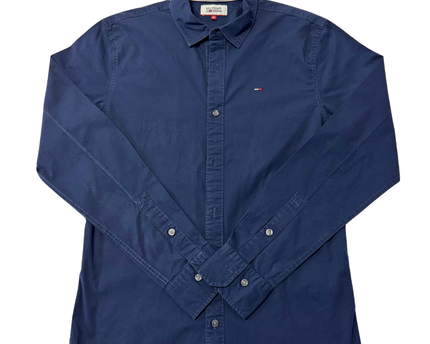 Hilfiger Denim Navy Slim Fit Button-Down Shirt