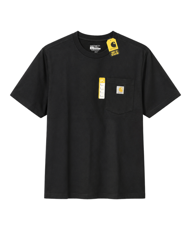 Carhartt Black Short-Sleeve Loose Fit Pocket T-Shirt W/Tags