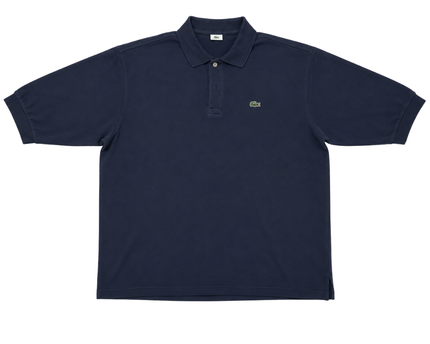 Lacoste Navy Blue Long Sleeve Piqué Polo Shirt