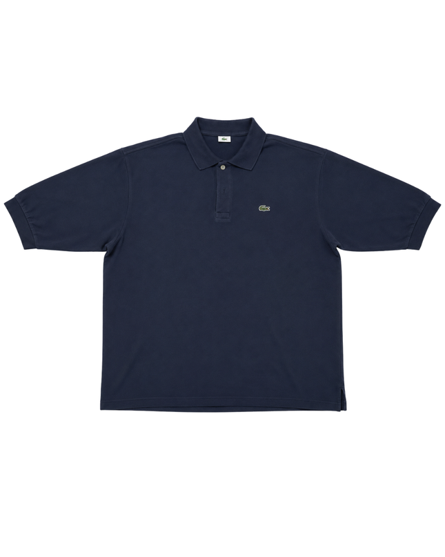Lacoste Navy Blue Long Sleeve Piqué Polo Shirt