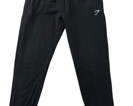 Gymshark Black Men's Slim-Fit Cotton Joggers