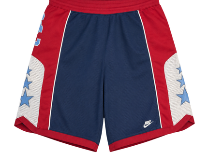 Nike Navy Blue Mesh Basketball Sports Shorts