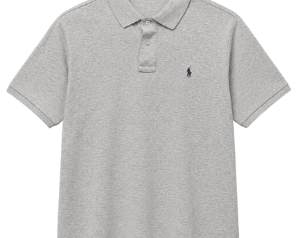 Polo Ralph Lauren Grey Short Sleeve Cotton Polo Shirt