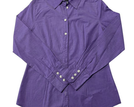 Apostrophe Purple Long Sleeve Button Down Shirt