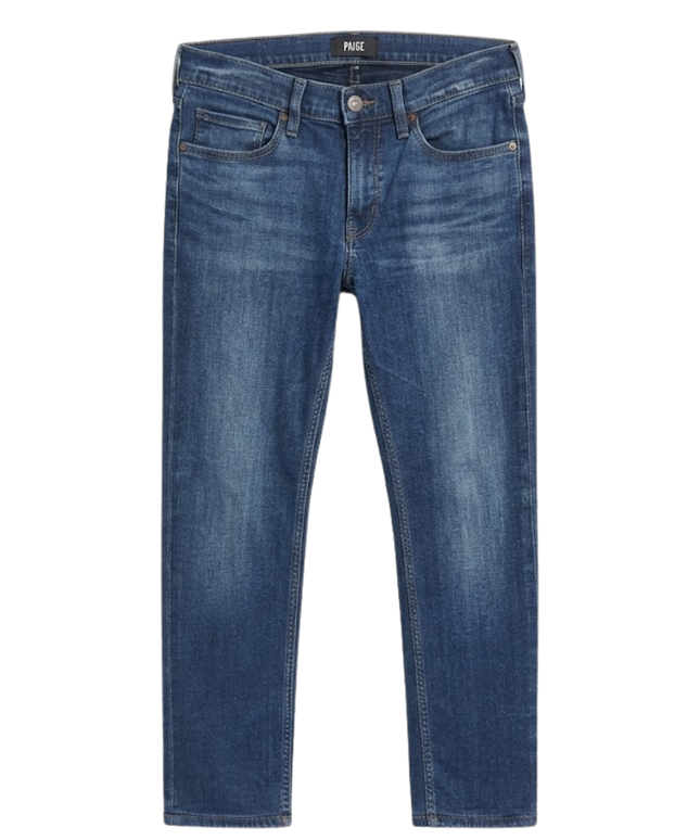 PAIGE Blue Slim Fit Stretch Denim Jeans