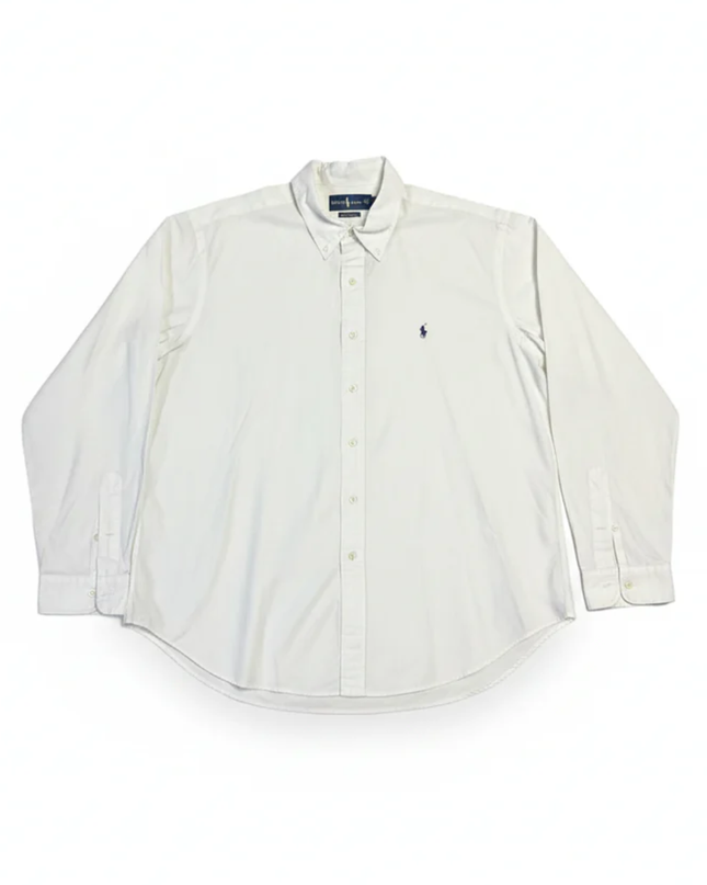 Ralph Lauren White Polo Player Classic Fit Shirt