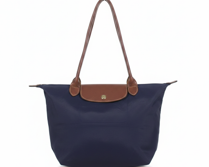 Longchamp Navy Le Pliage Large Nylon Shoulder Bag