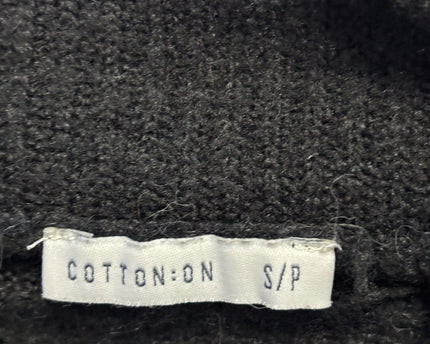 Cotton:On Black Mock Neck Seam Detail Sweater