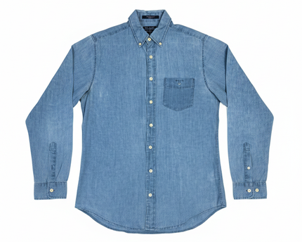 Gant Blue Indigo Linen Button-Down Shirt