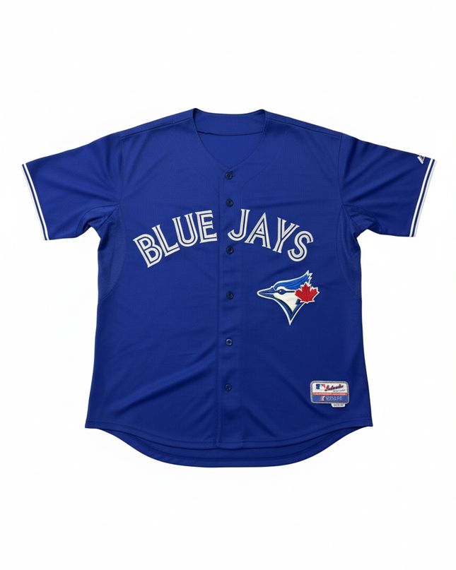 Majestic Blue Toronto Blue Jays Brett Lawrie #13 Baseball Jersey Size 52