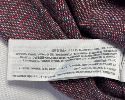 Hollister Burgundy Stretch Button-Down Long Sleeve Shirt
