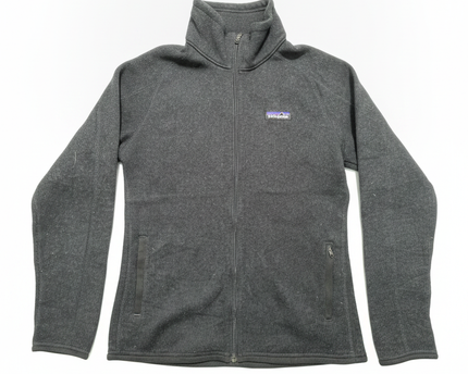 Patagonia Dark Grey Full-Zip Fleece Jacket