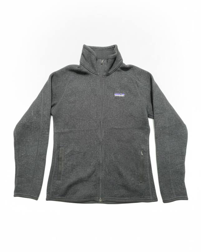Patagonia Dark Grey Full-Zip Fleece Jacket