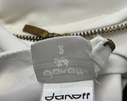 Danoff White Sleeveless Tie-Waist Crop Top
