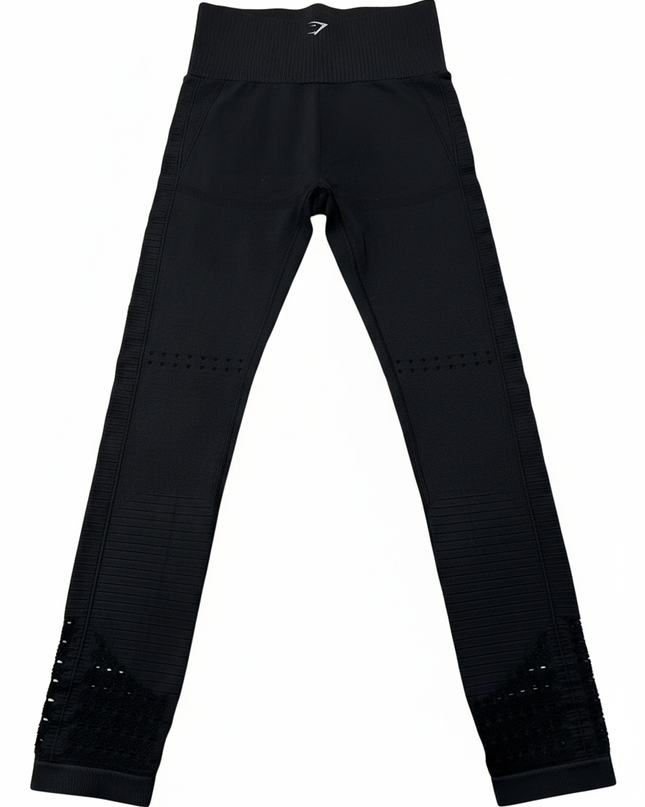 Gymshark Black Energy+ Seamless High-Waisted Leggings