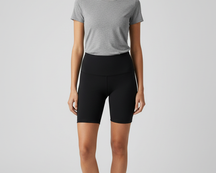 Lululemon Black Align High-Rise Biker Shorts