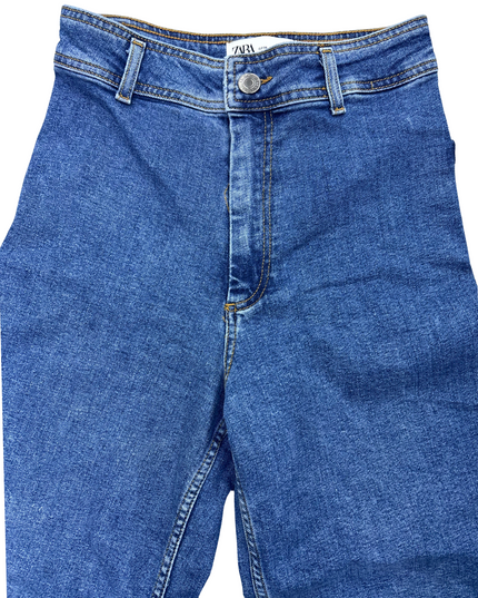 Zara Wide Leg Marine Straight Women Jeans - S | Waist: 27