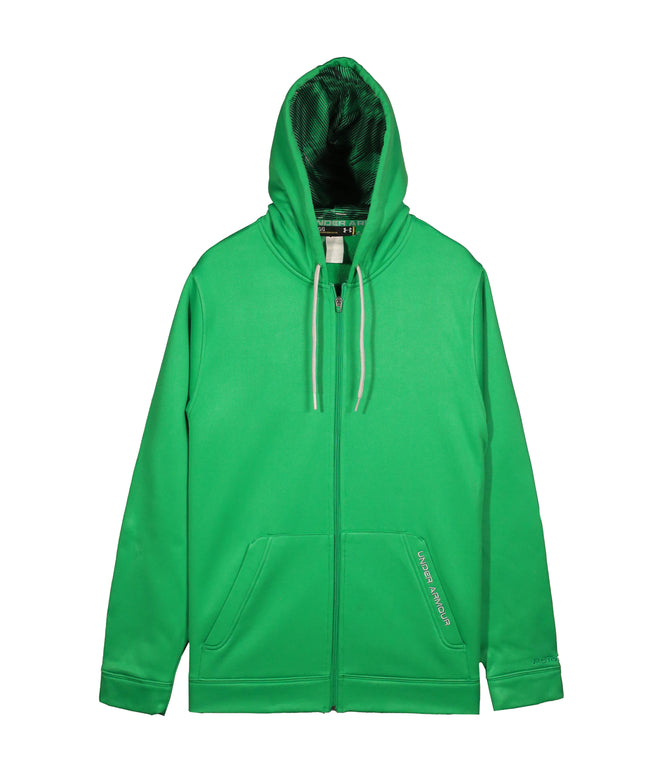 Under armour Storm Full Zip Big Logo Green Hoodie