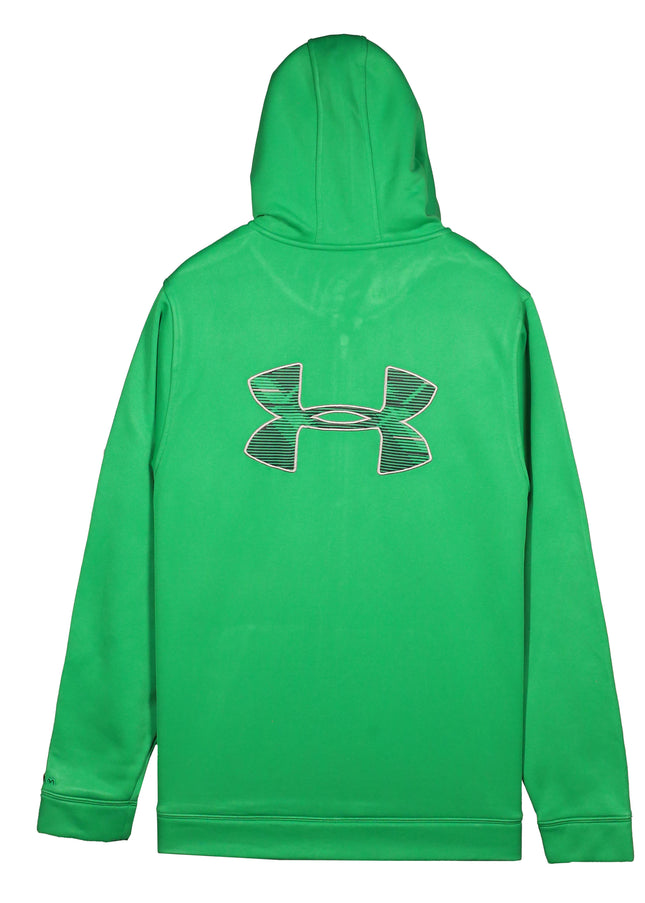 Under armour Storm Full Zip Big Logo Green Hoodie