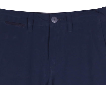 Quiksilver Amphibian Navy Blue 4-Way Stretch Hybrid Shorts