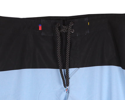 Quiksilver Colorblock Light Blue & Black Performance Boardshorts