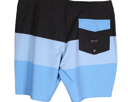 Quiksilver Colorblock Light Blue & Black Performance Boardshorts