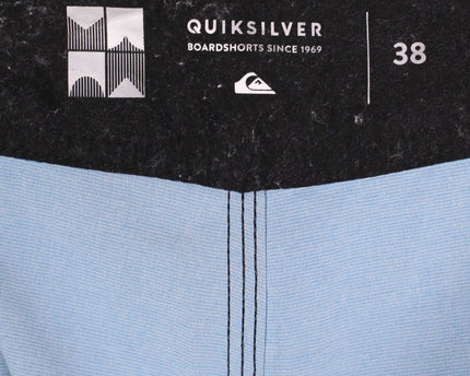Quiksilver Colorblock Light Blue & Black Performance Boardshorts