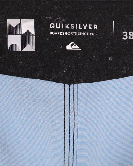 Quiksilver Colorblock Light Blue & Black Performance Boardshorts