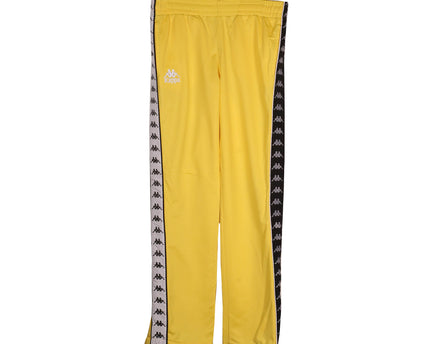 Kappa Banda Yellow Side-Taped Track Pants