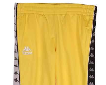Kappa Banda Yellow Side-Taped Track Pants